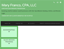 Tablet Screenshot of cpafranco.com